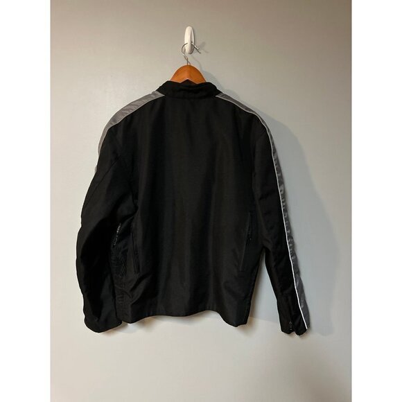 Adult Size L Motor Gear  Motorcycle Jacket Waterproof fabric Has gray/silver acc - Picture 4 of 11